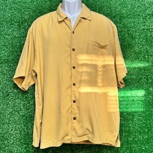 Tommy Bahama Yellow Casual Button Down Shirt
